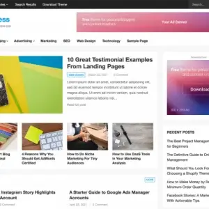 EnjoyPress Free Magazine WordPress Theme
